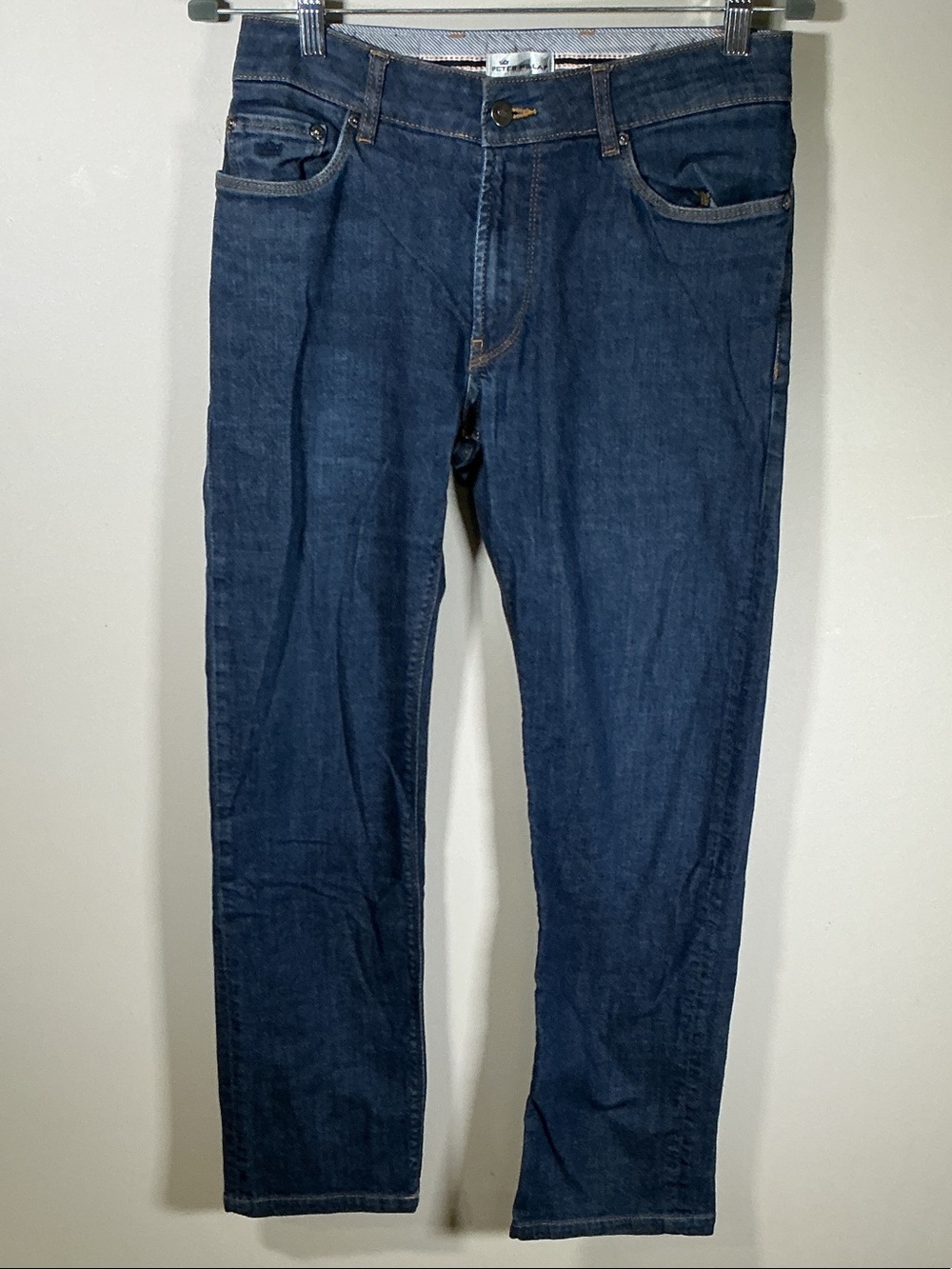 Peter Millar Men’s Dark Wash Straight Leg Jeans Size 32 Premium Denim